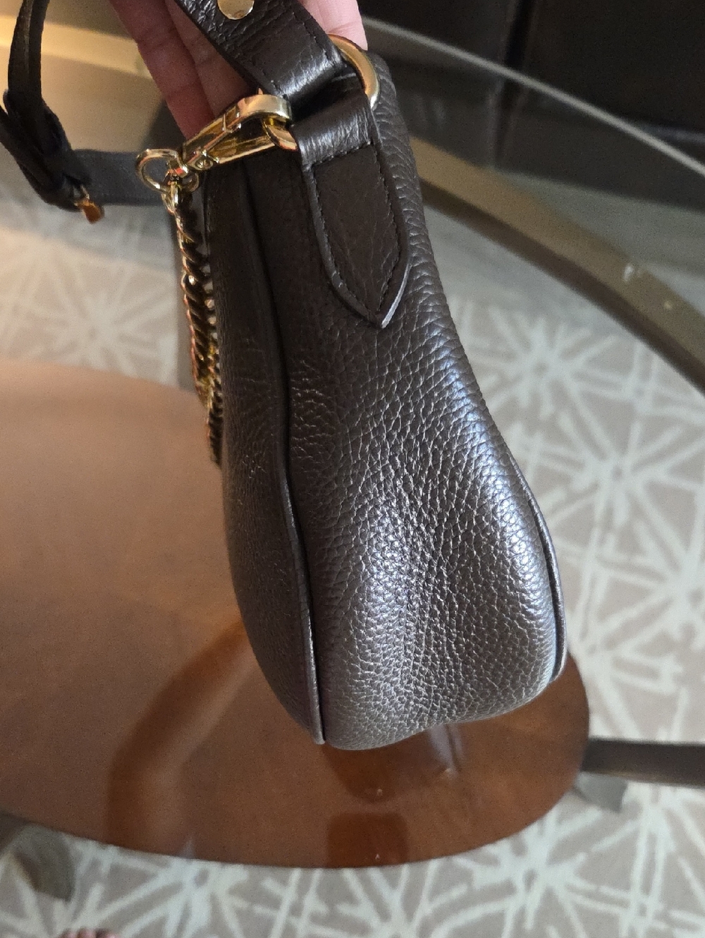 NWOT- ANNA POALA Bag- LEATHER MADE IN ITALY - Picture 5 of 8
